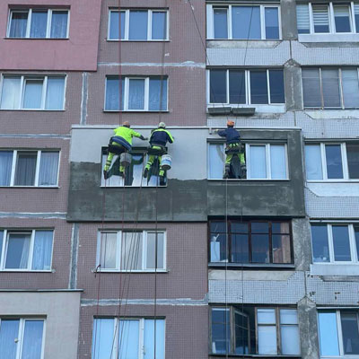 Утепление фасада квартиры в Минске по ул. Герасименко