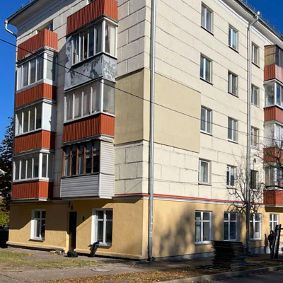 Утепление фасада квартиры в Минске по ул.Розы Люксембург