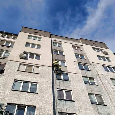Утепление фасада 5ти квартир в Жодино, ул. Рокоссовского